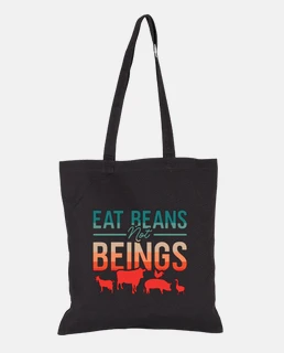 Veganism Eat Beans Not Retro No Meat