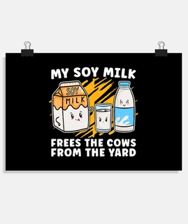 veganismo il mio latte di soia è a base
