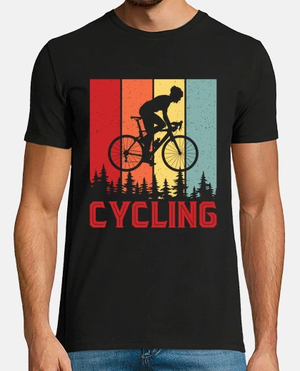 Tee-shirt vélo bmx vintage équitation cyclisme
