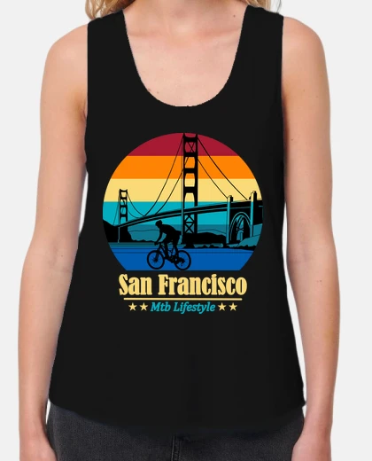Tee-shirt vélo de montagne vtt san francisco