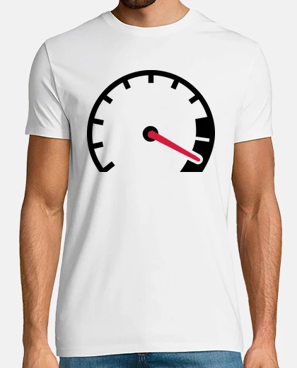 Playera velocímetro de carreras rápido