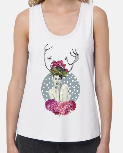 Tee-shirt velours blanc