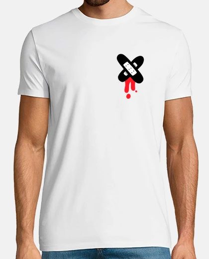 Camiseta vendaje ensangrentado