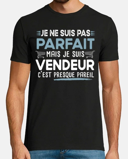 Tee-shirt Vendeur métier magasin commerce humour