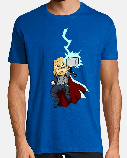 T-shirt vendicatori thor chibi