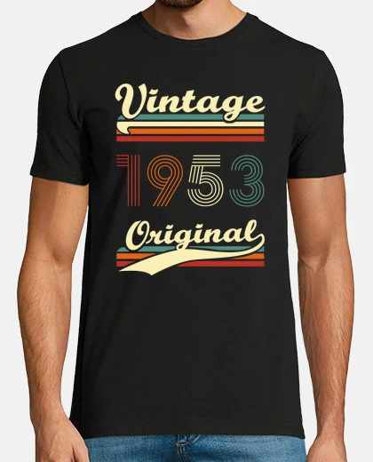 Camiseta vendimia 1953 70 años aniversario