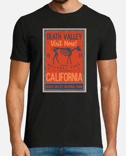 Camiseta vendimia parque nacional del valle de la muerte retro nosotros california