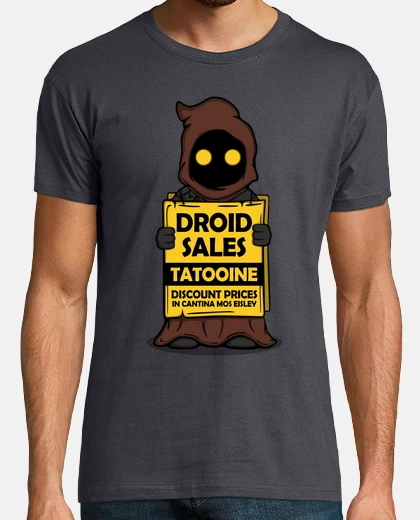 T-shirt vendite di droidi