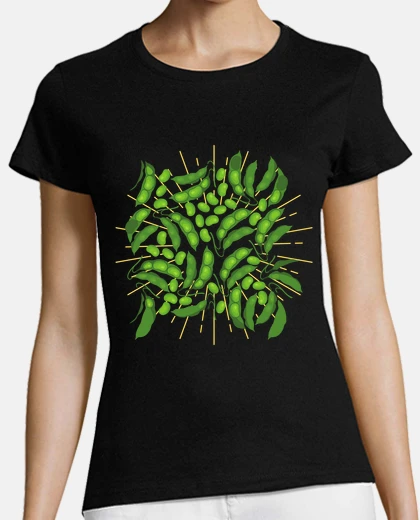 T-shirt ventaglio di verdure di piselli