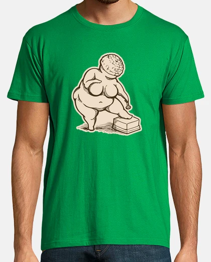 Tee-shirt venus de gillette willendorf - unisexe vert