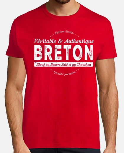 Tee-shirt Véritable et authentique Breton