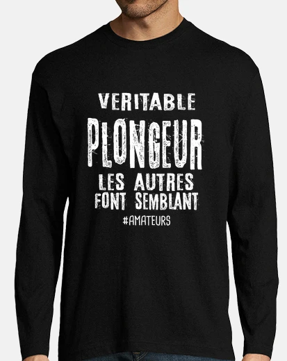 Tee-shirt véritable plongeur
