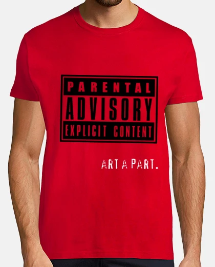 T-shirt vermella esplicito
