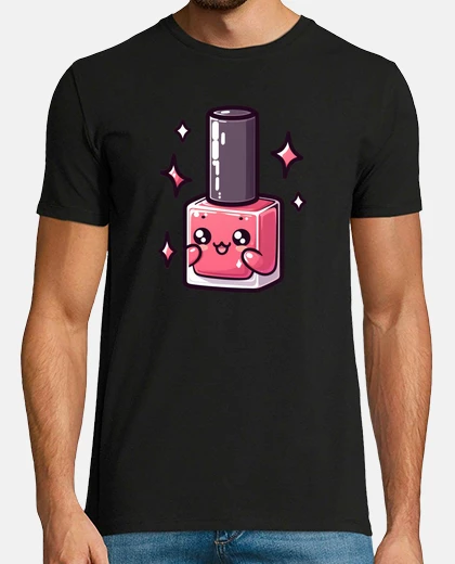 Tee-shirt vernis ongle manucure
