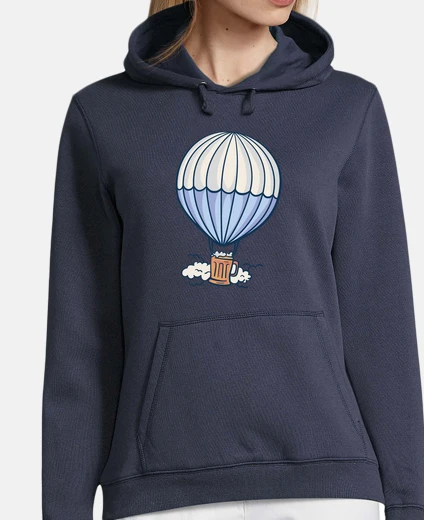 Sweat verre de bière,ballon dirigeable , mongolfière