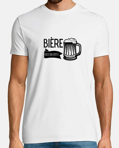 T-shirt versa ripetizioni di legno