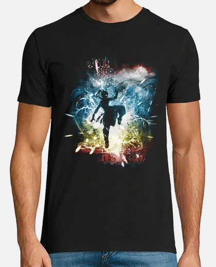 Tee-shirt version élémentaire de tempête korra