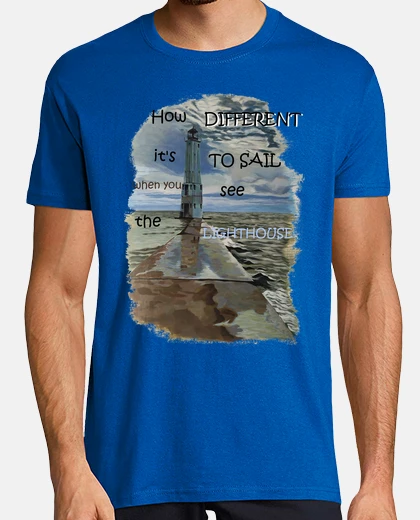 T-shirt versione english faro, uomo