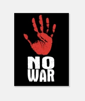 No war - stop war wall art | tostadora