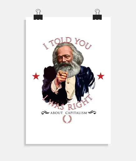 Poster vertical poster - karl marx i told you