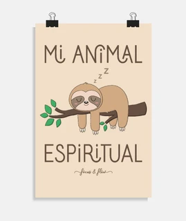 vertical poster sloth is my spirit animal