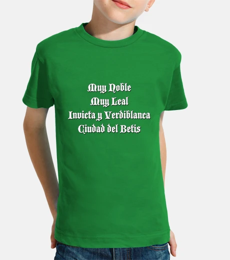 Kids very noble city of betis