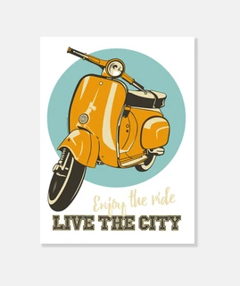 Vespa clásica - Vive la ciudad