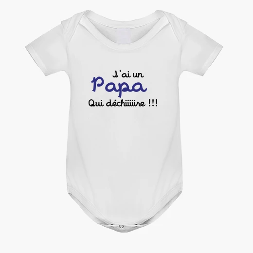 Vetements Enfant Body Bebe Papa Tostadora