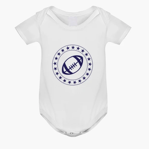 Vetements Enfant Body Rugby Bebe Blanc Tostadora