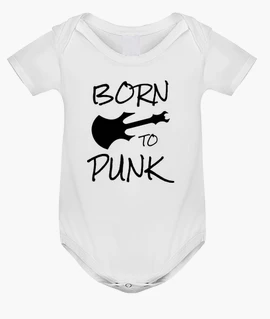 Vetements Enfant Born To Punk Rock Tostadora