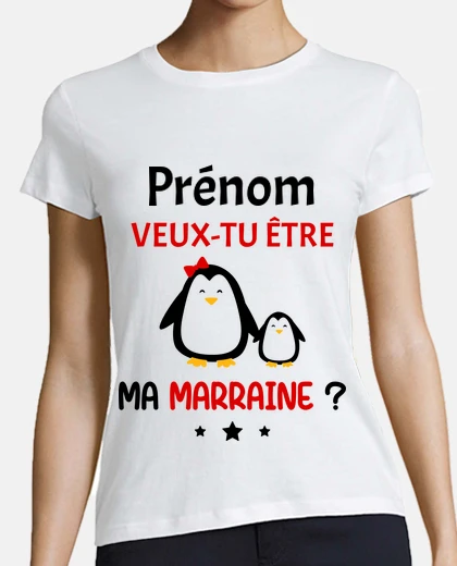 Tee-shirt Veux tu être mon parrain