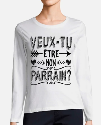 Tee-shirt veux tu être mon parrain