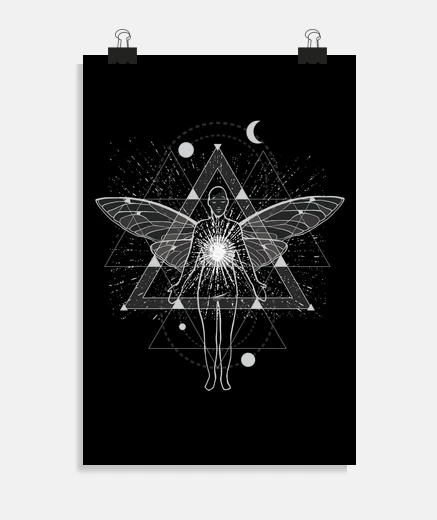 Poster viaggio astrale, proiezione astrale, meditazione, visualizzazione,