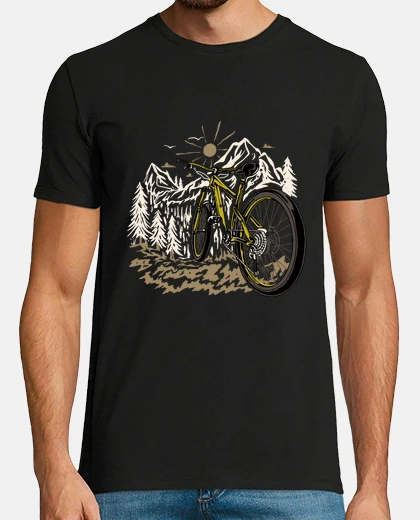 Camiseta viaje en bicicleta de montaña