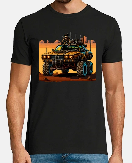 Camiseta viaje por carretera post apocalíptico