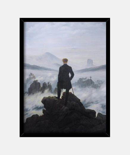 Quadro viandante sul mare di nebbia (1818