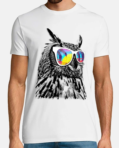 Camiseta vibraciones de verano del búho