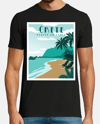 Camiseta vibraciones del océano de creta