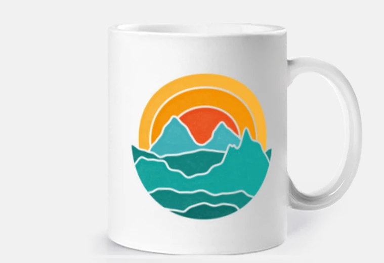 Tazza vibrazioni di montagna