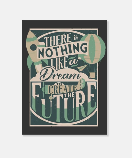 Lienzo Victor Hugo Quote #1