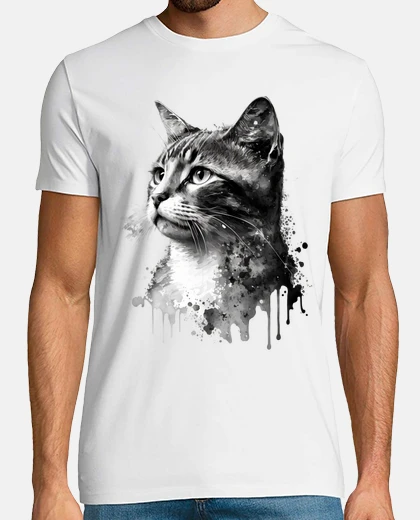 T-shirt video di razza personalizzabile di gatti maestosi animali divertenti e divertenti