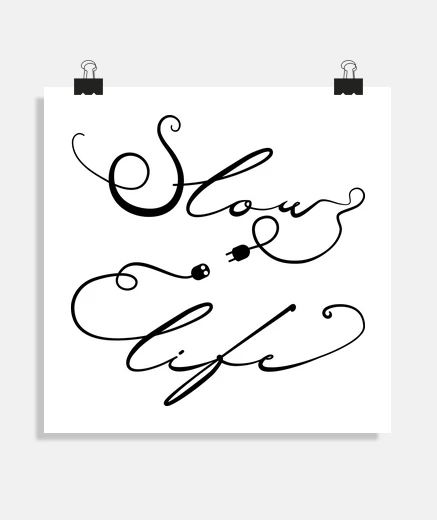 Poster vie lente