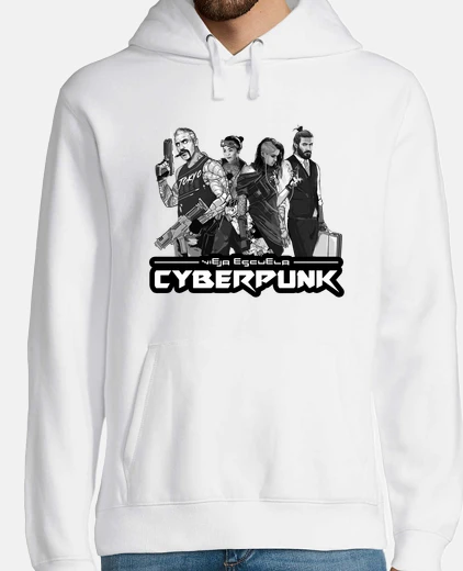 Sudadera Vieja Escuela: Cyberpunk