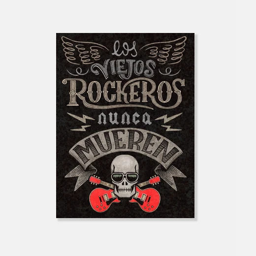 Arreglos Rockeros Lienzo viejos rockeros print | laTostadora