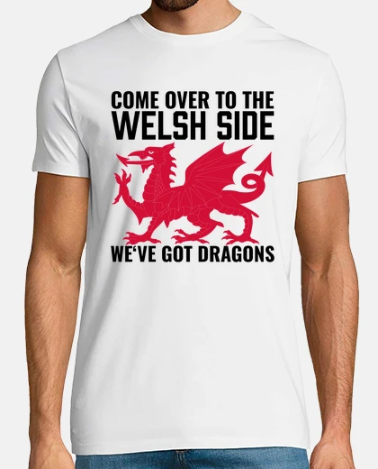 Tee-shirt viens du côté gallois nous avons