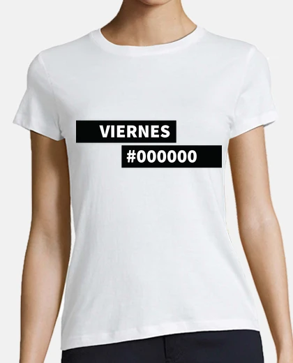 Camiseta Viernes negro