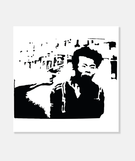 Wall vietcong running white
