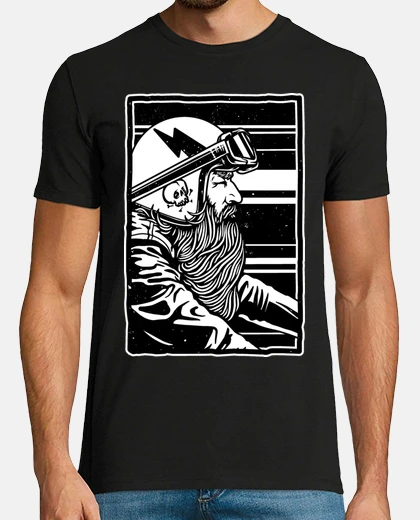 Tee-shirt vieux motard