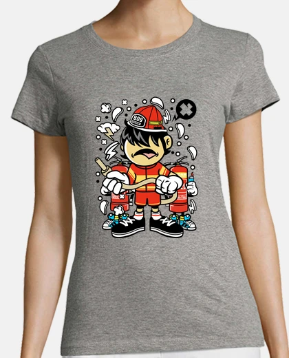 T-shirt vigile del fuoco