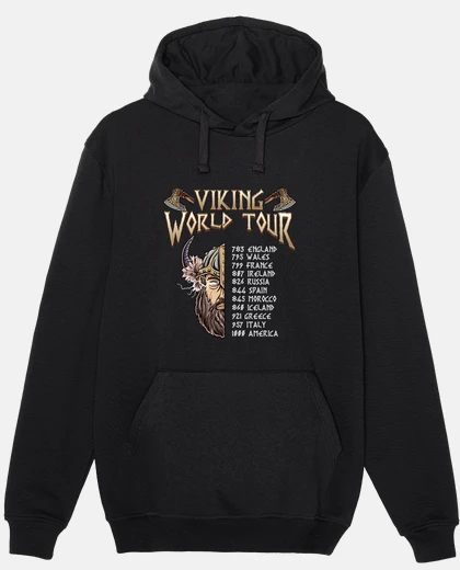 Sudadera Vikingos Word Tour Gira Conciertos
